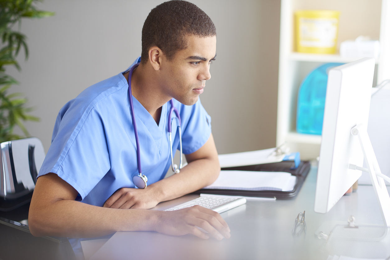 A nursing student studies for the NCLEX-RN.