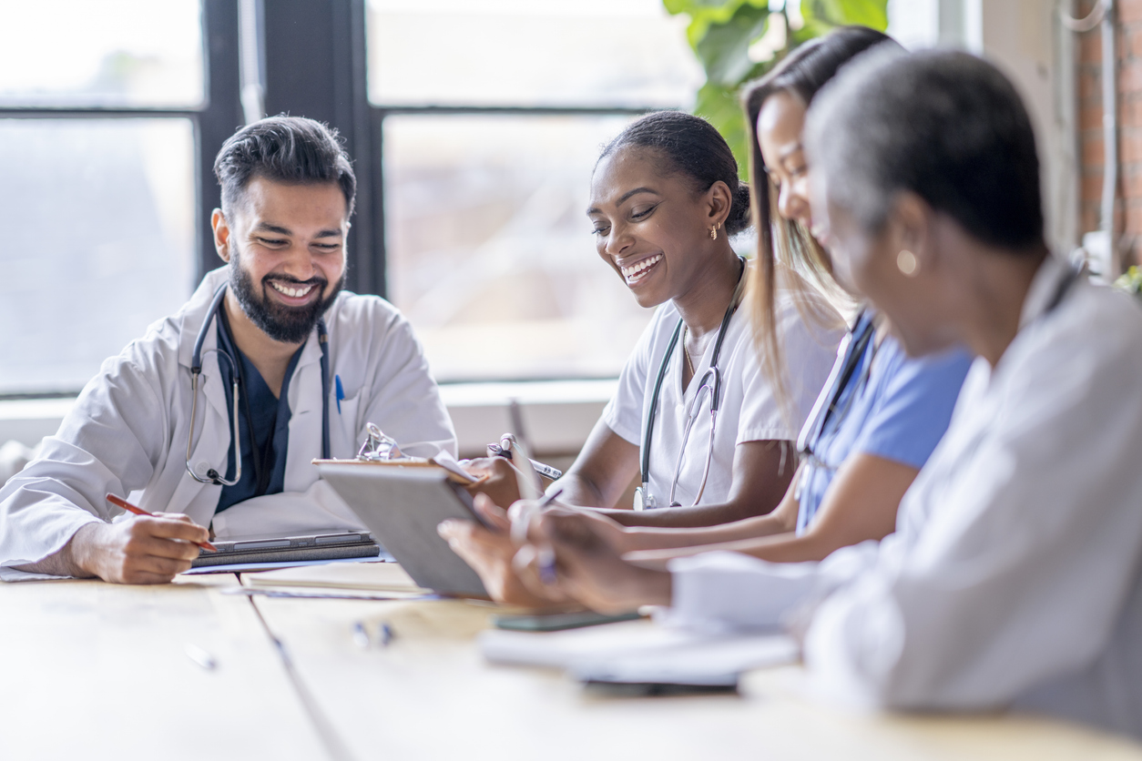 An Interdisciplinary Team of Health Care Professionals Working Together.